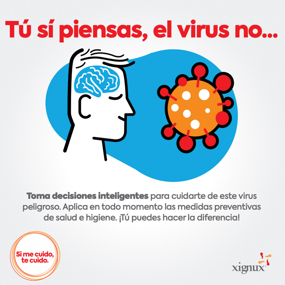 Tu si piensas, el virus no...