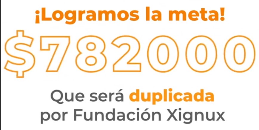 Logramos la meta - Reto Fundación Xignux