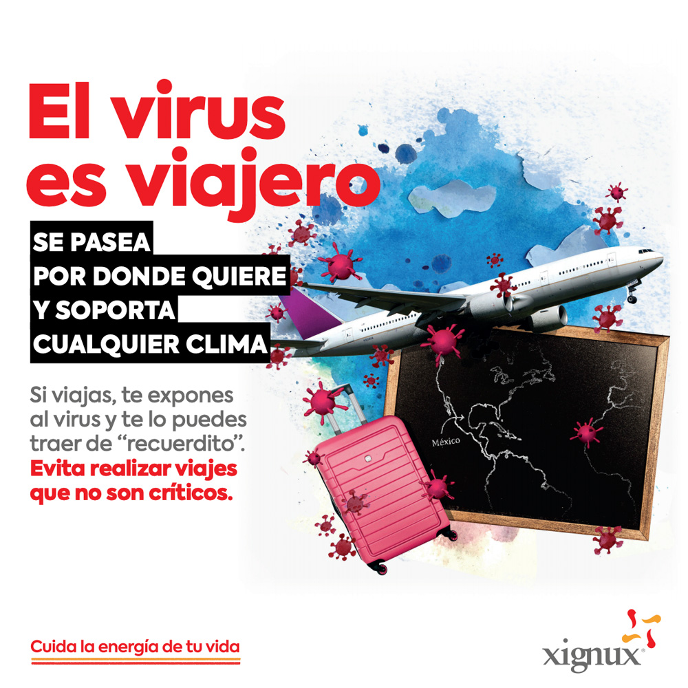 El virus es viajero