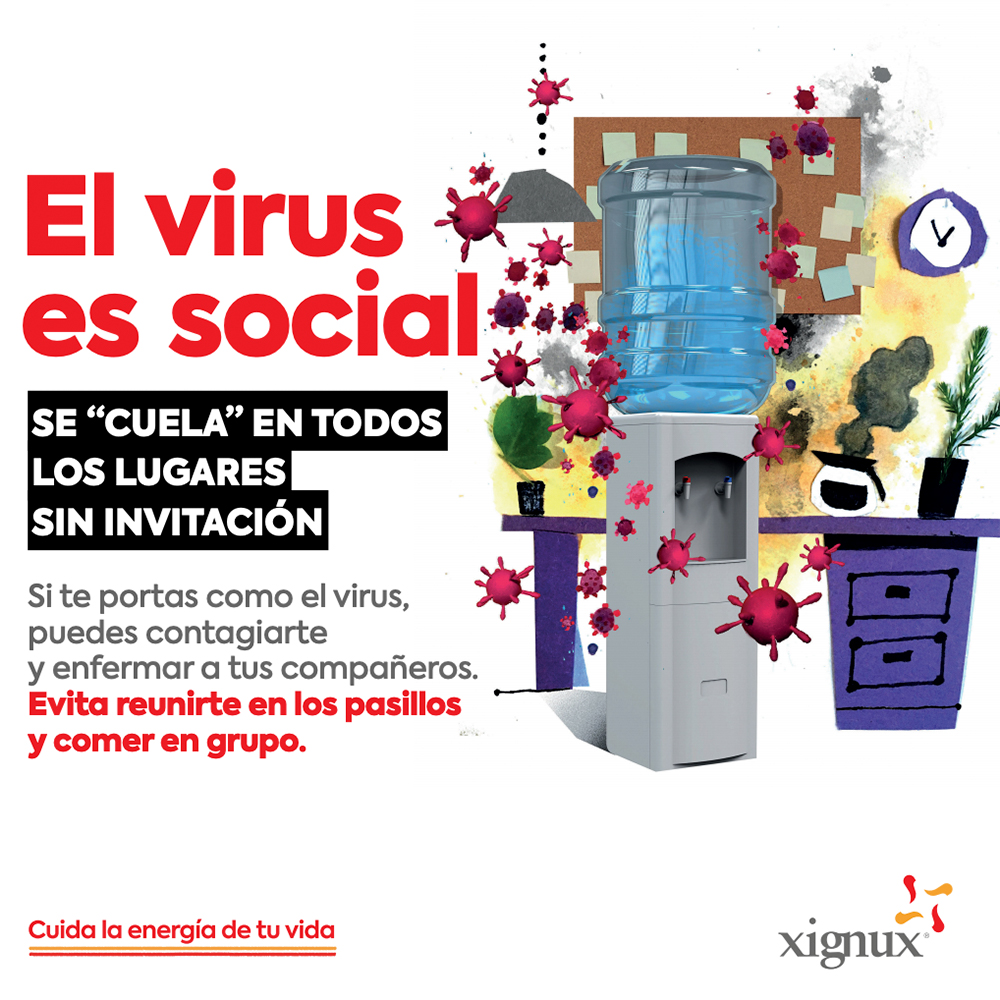El virus es social