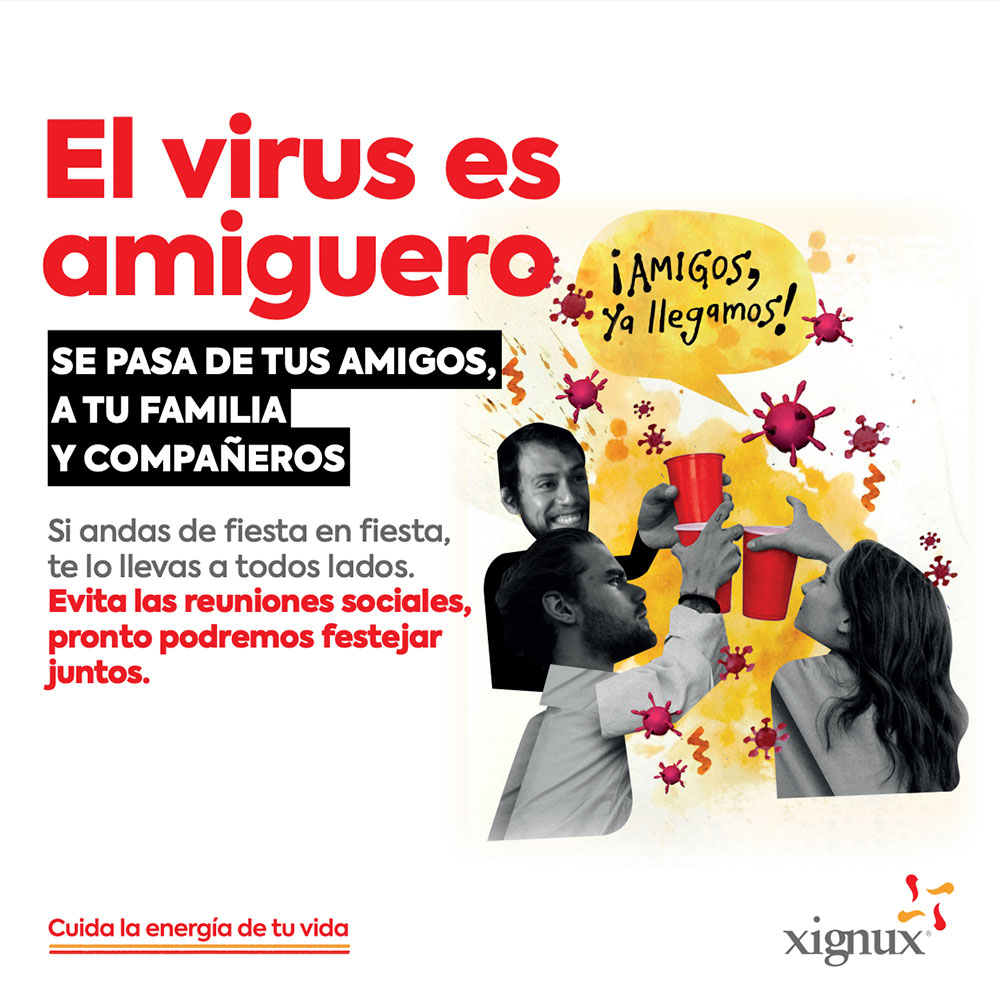 El virus es amiguero