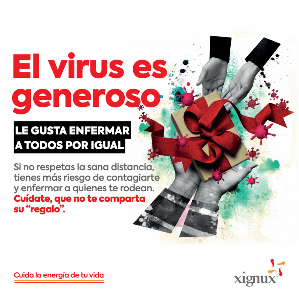 El virus es generoso