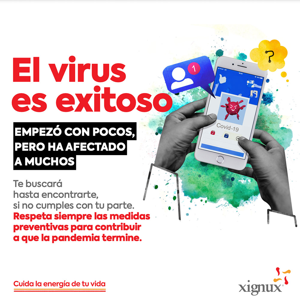 El virus es exitoso