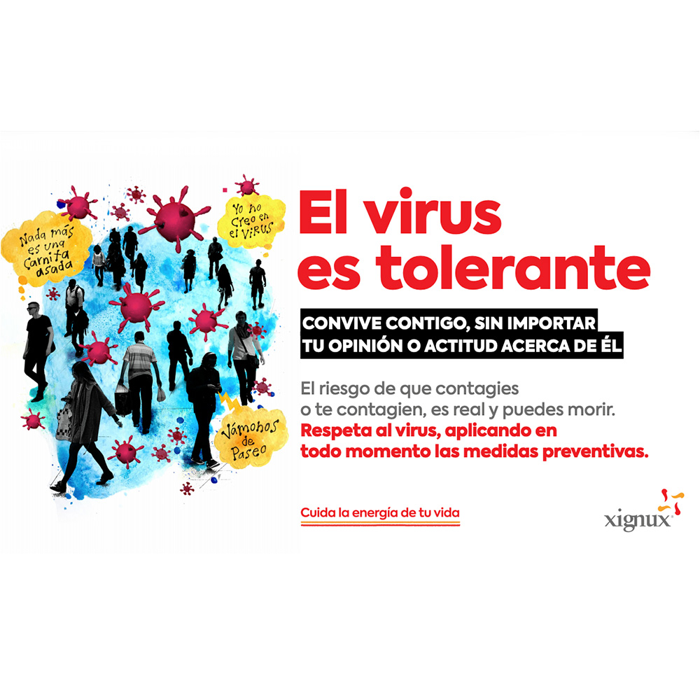 El virus es tolerante